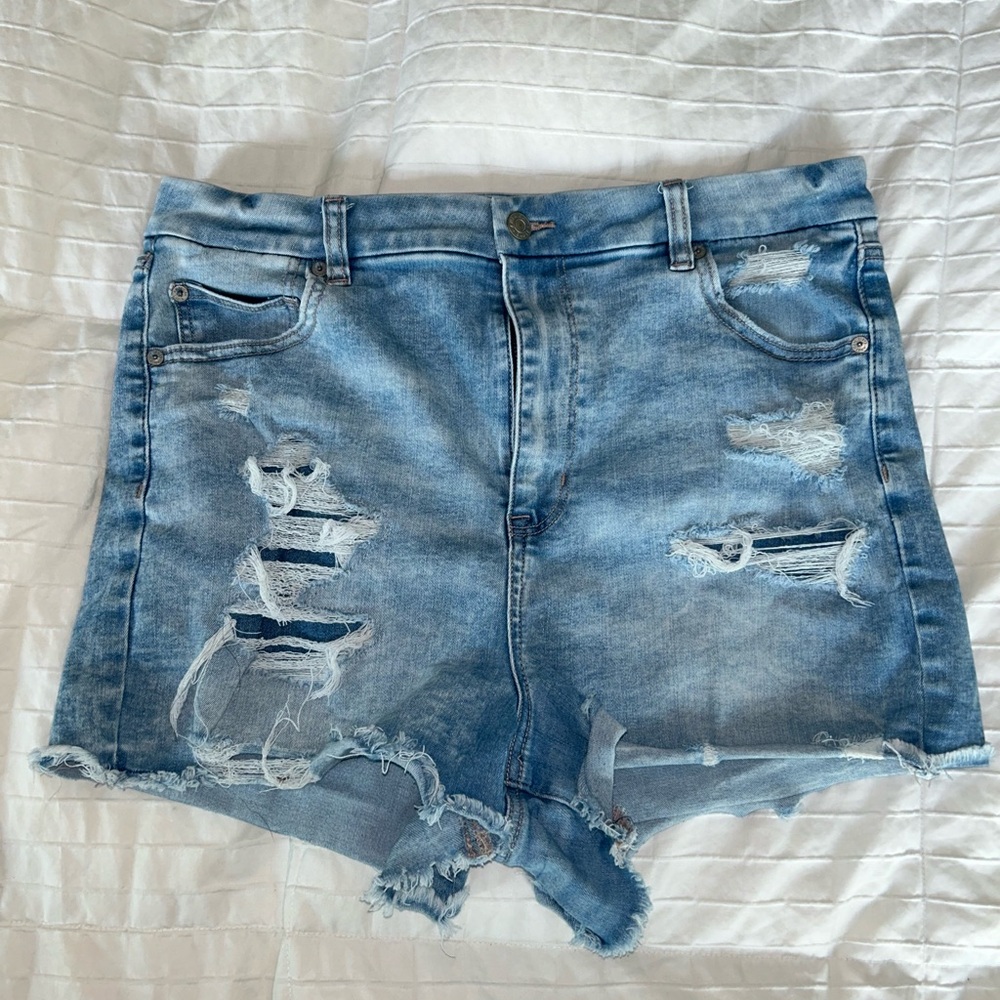 American Eagle size 16, blue Jean shorts